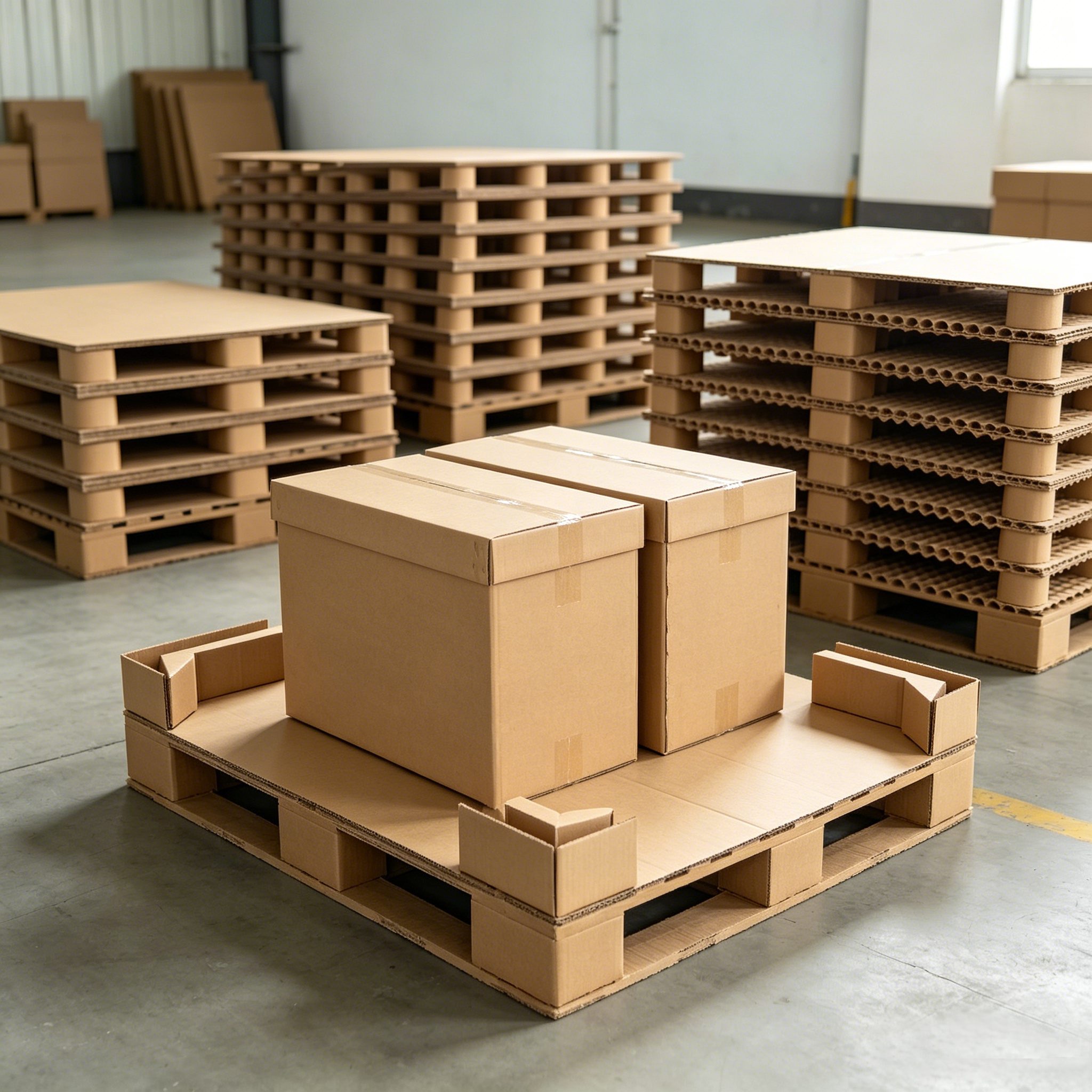 Corrugated and packing support