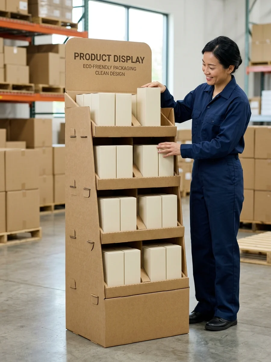 Display packaging showcase