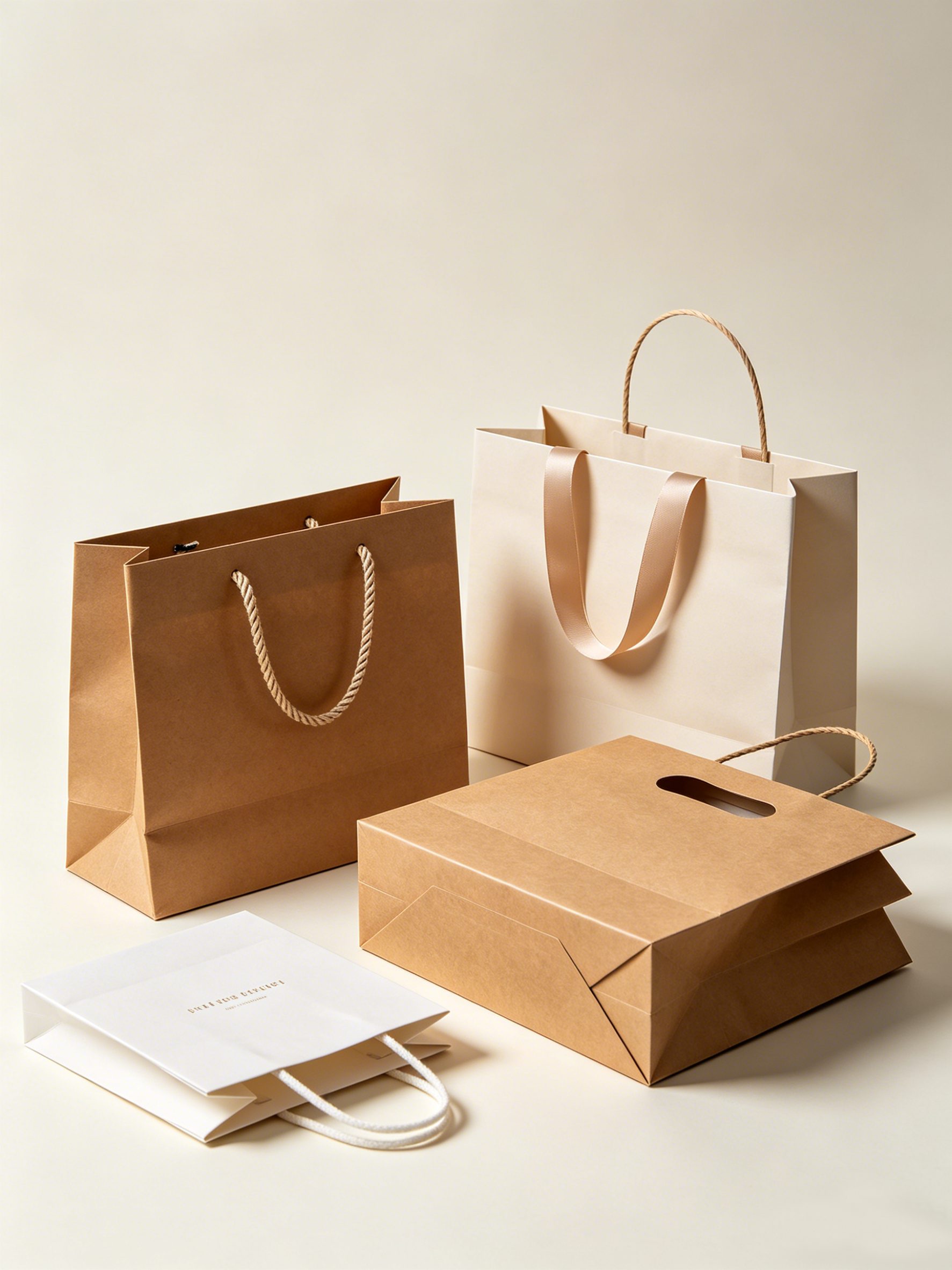 Custom paper bag showcase