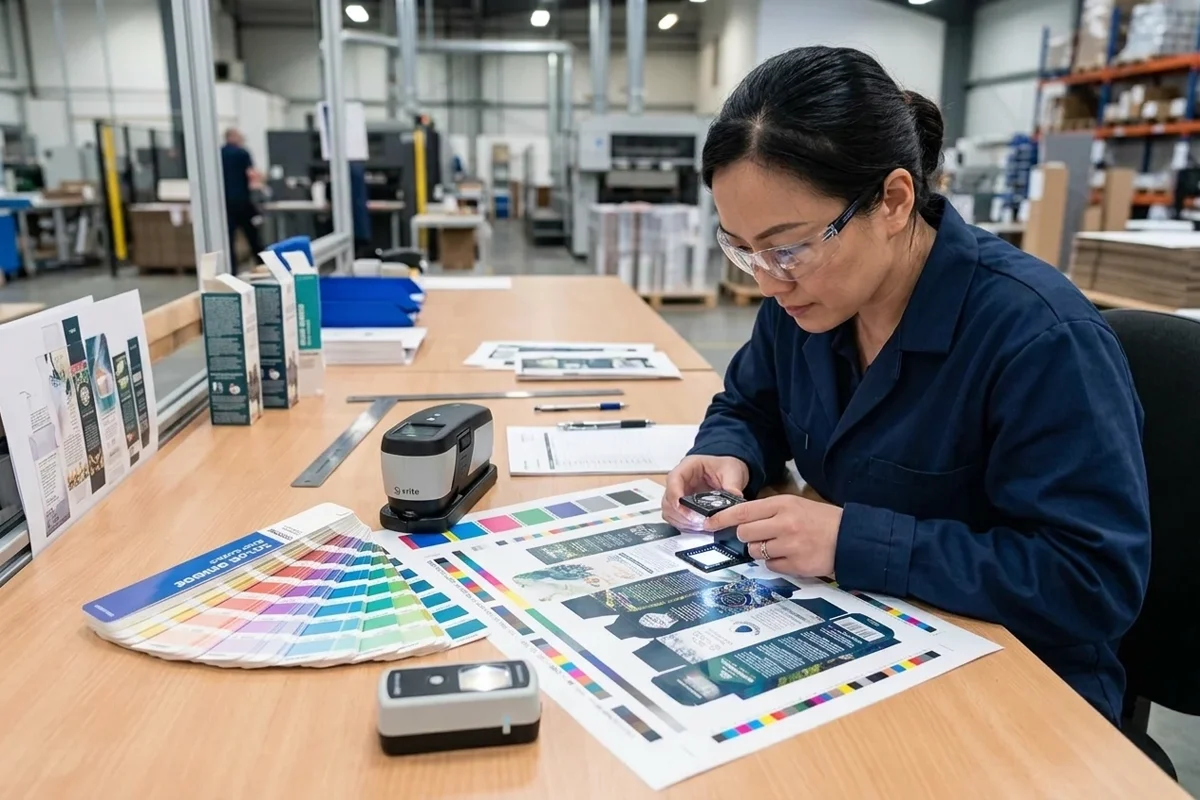 Packaging quality inspection and print review